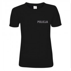 Koszulka - POLICJA odblaskowy nadruk